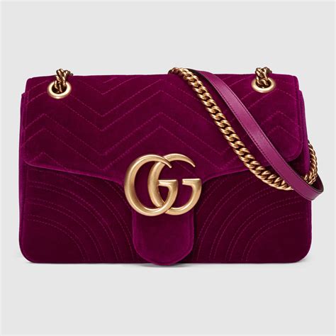 gucci over the shoulder bag velvet|authentic gucci shoulder.